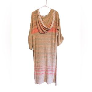 Free People Womens Berkley Hoodie Multicolored Small S